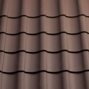 Sandtoft Shire Concrete Pantile Roof Tiles Brown - from About Roofing Supplies Limited