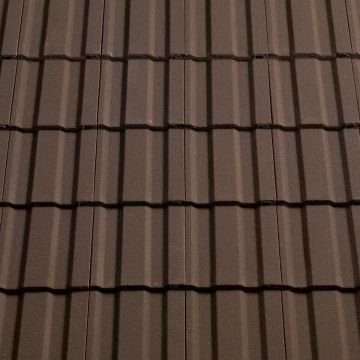 Sandtoft Standard Pattern Concrete Roof Tiles Antique Brown - from About Roofing Supplies Limited
