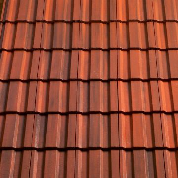 Standard Pattern Concrete Roof Tiles Rustic Red - from About Roofing Supplies Limited
