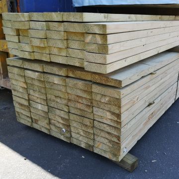 225mm x 50mm Sawn & Treated Timber C24 x 4.8mtr