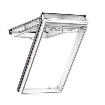 Velux GPU CK06 0070 Top Hung Roof Window White Polyurethane Internal Finish - from About Roofing Supplies Limited