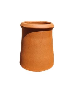 Clay Chimney Pot Traditional Roll Top 300mm / 450mm / 600mm / 900mm / 1200mm Red / Buff / Blue Black / Glazed - from About Roofing Supplies Limited