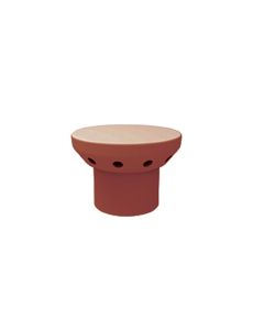 Clay Pepperpot Chimney Flue Roof Terminal 185mm / 205mm Spigot Red / Buff / Blue Black / Glazed - from About Roofing Supplies Limited
