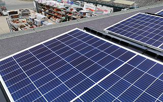 Solar panels installed at About Roofing Supplies, Redhill RH1